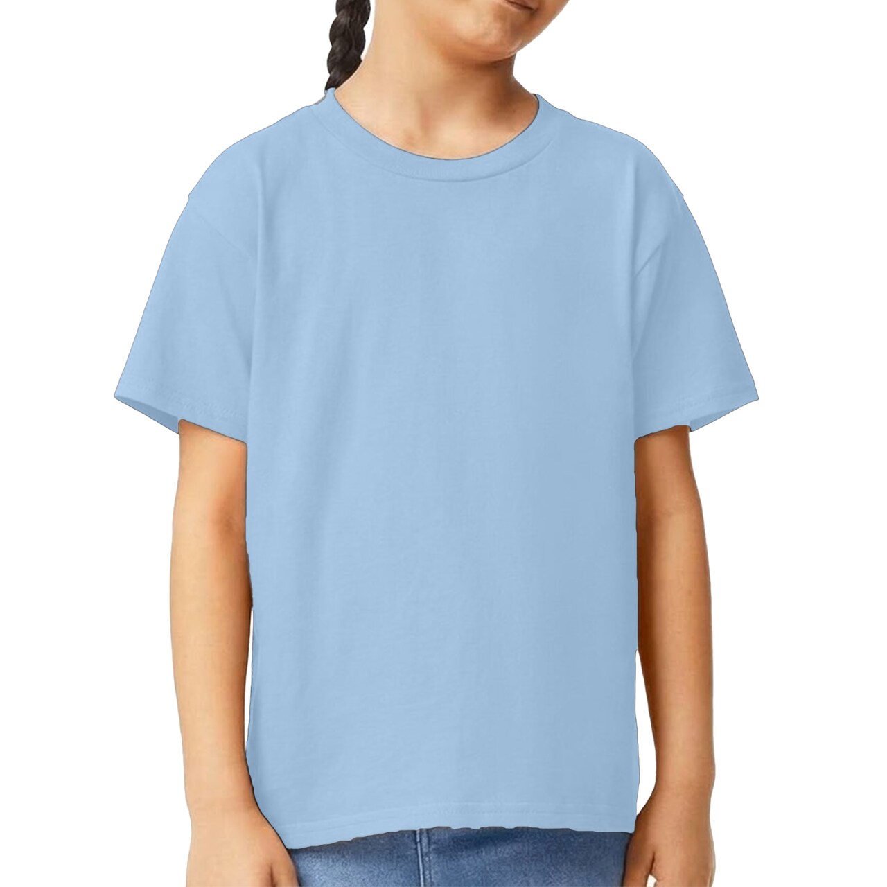 Gildan Youth Softstyle Blank T-Shirt for DIY Crafts, Heat Transfer Vinyl, Screen Printing & Sublimation
